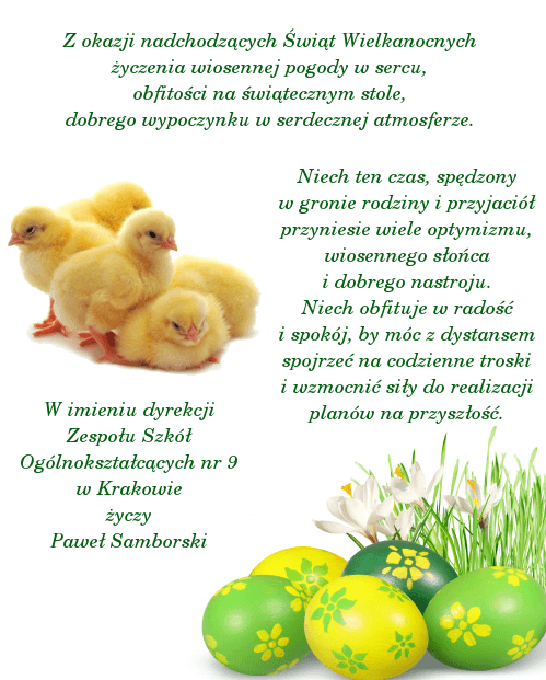 życzenia wielkanocne