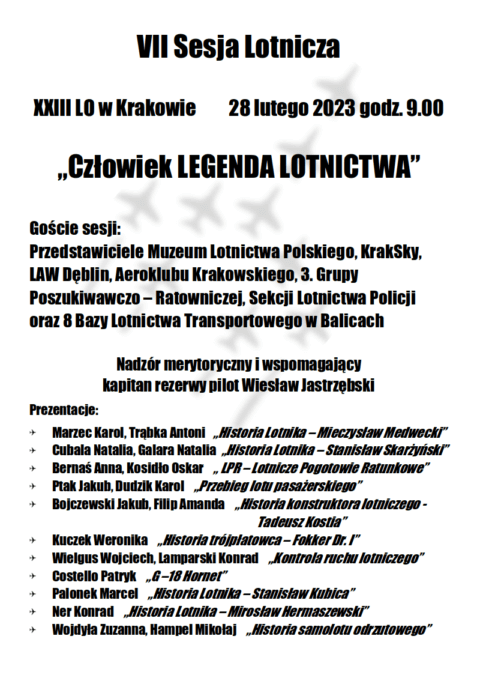 VII Sesja Lotnicza