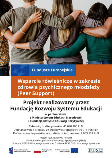 Pilotażowy program Peer support w naszej szkole
