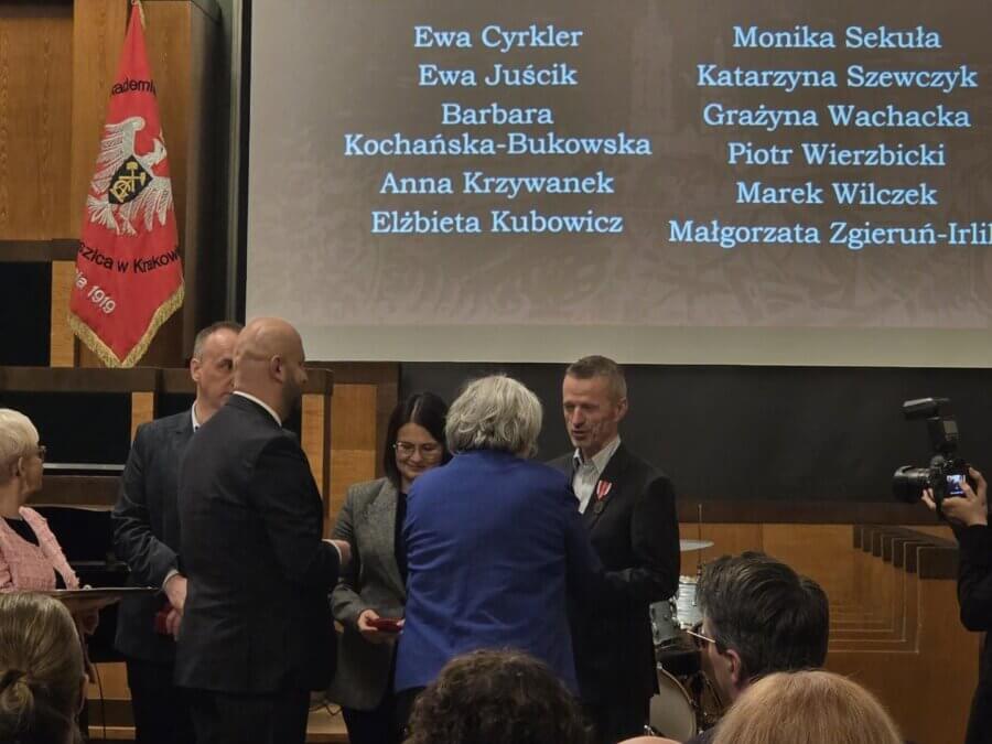 Medal dla Pana Marka Wilczka