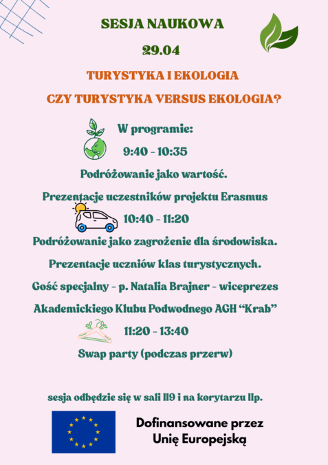 Sesja ekologiczno-turystyczna
